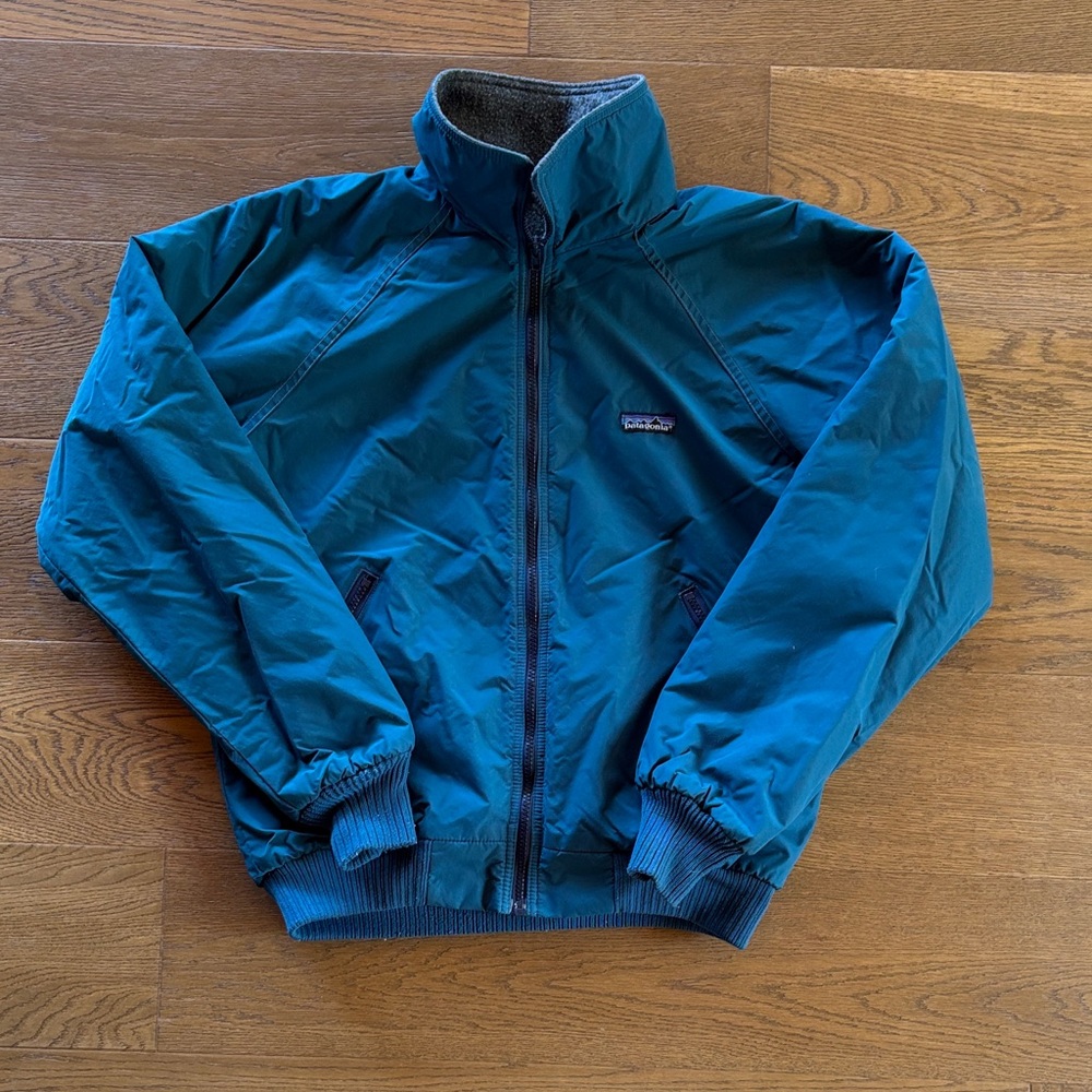 Vintage MINT Patagonia Men's Teal Windbreaker Jacket sz Medium
